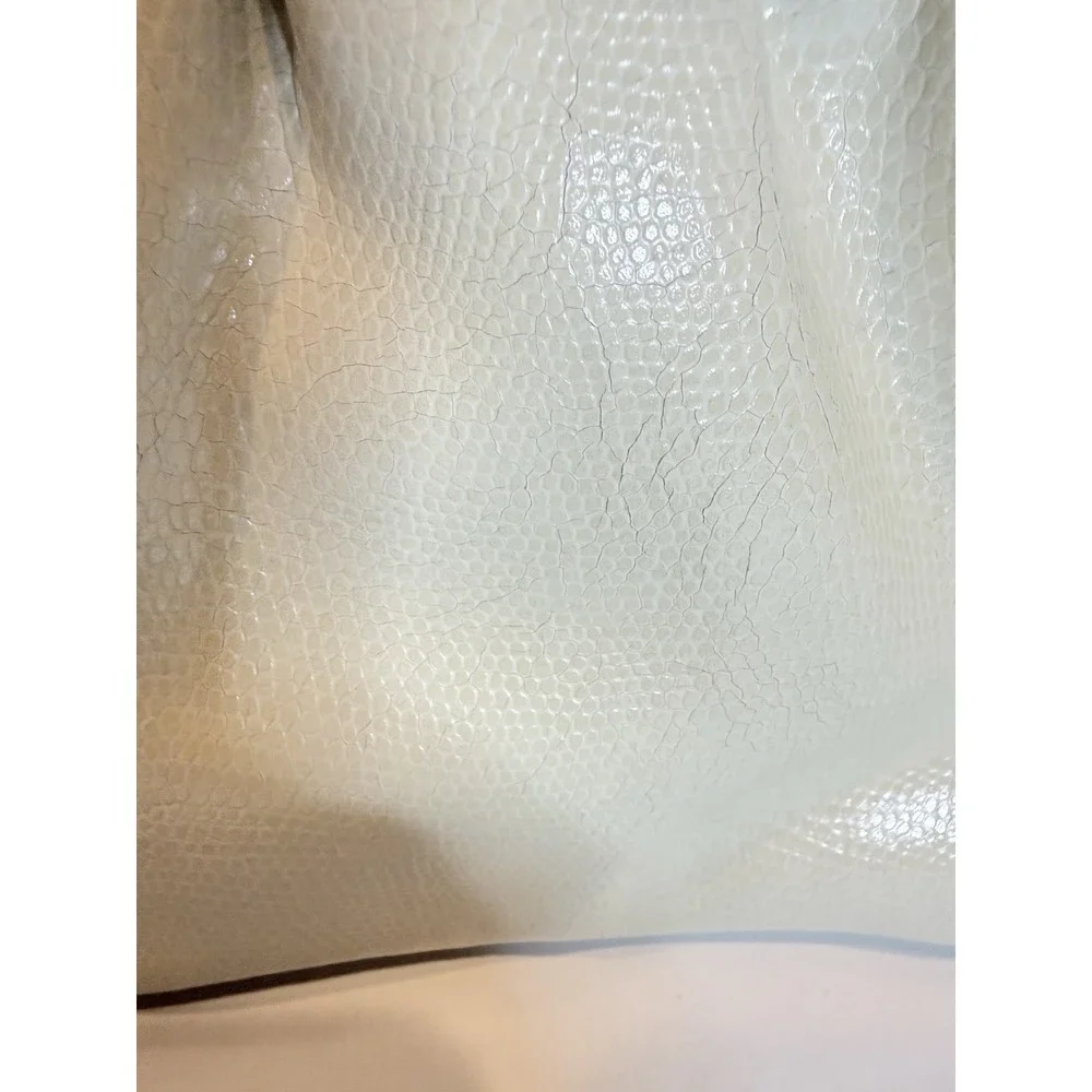 Elan Ivory Evening Clutch Rhinestone Crystal Purse Gold Chain Wedding Bag